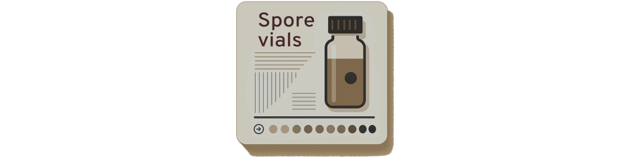 Frascos de esporos para cultivo de cogumelos | Mushverse