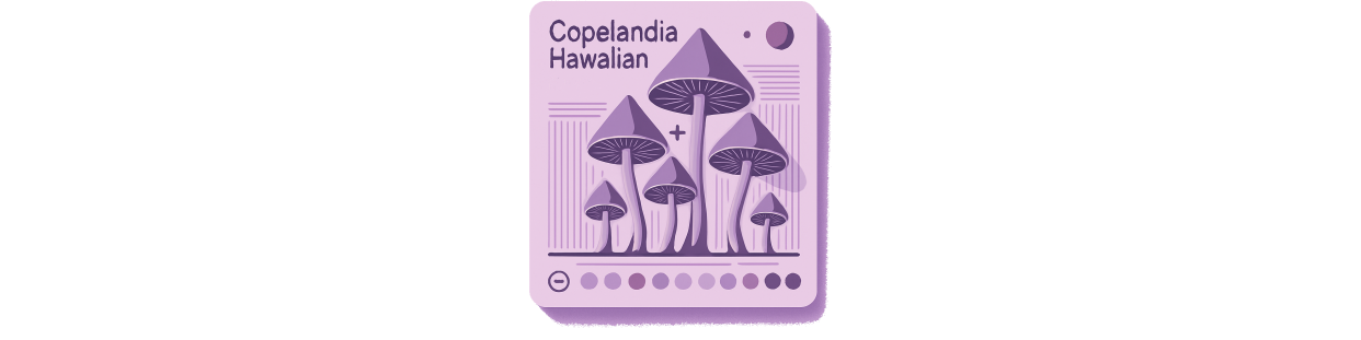 Copelandia Cogumelos alucinogénios havaianos - Panaeolus Cyanescens